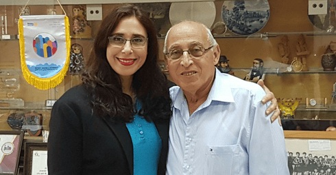 מוטי ששון ומירית שקד ברק (צילום: פרטי)