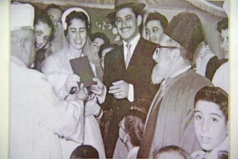 משולם ז"ל ואיילה רטס. מתוך אלבום פרטי