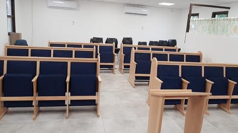 במקום המכבסה. בית הכנסת מבפנים, צילום: דוברות אשכול