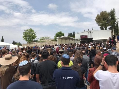 הלוויתה של מעין ברהום ז״ל. צילום: לירן תמרי