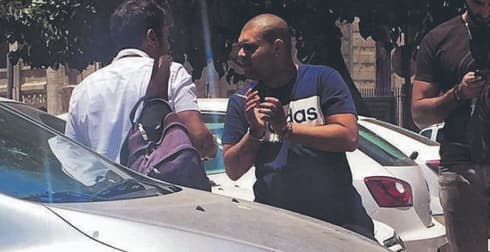 דניאל כהן במהלך המעצר