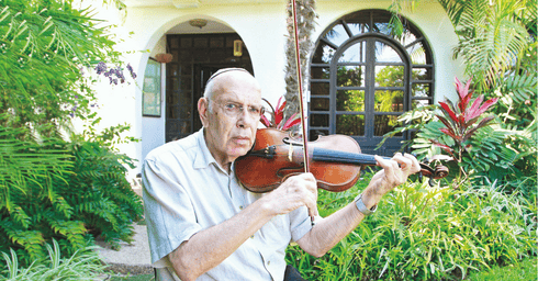 ברוך ברלינר. "אני מודה על כל יום שאני יכול להלחין" | צילום: אסף פרידמן
