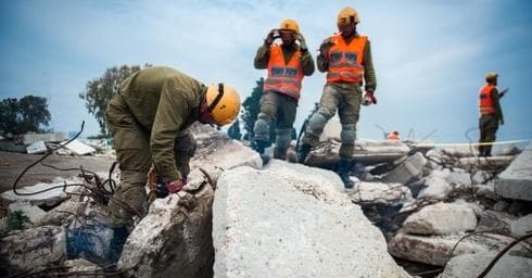 רעידת אדמה (צילום: דובר צה"ל) רעידת אדמה (צילום: דובר צה"ל)