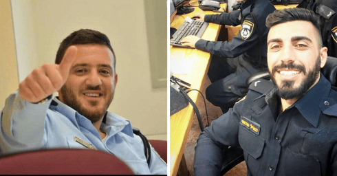 רס״מ האיל סתאוי ז"ל ורס"מ כמיל שאנן ז"ל. באדיבות דוברות המשטרה