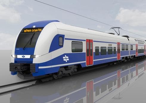 קרונות הרכבת תל אביב ירושלים. צילום: דוברות רכבת ישראל