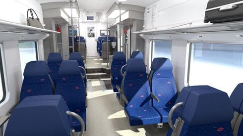 קרונות הרכבת תל אביב ירושלים. צילום: דוברות רכבת ישראל