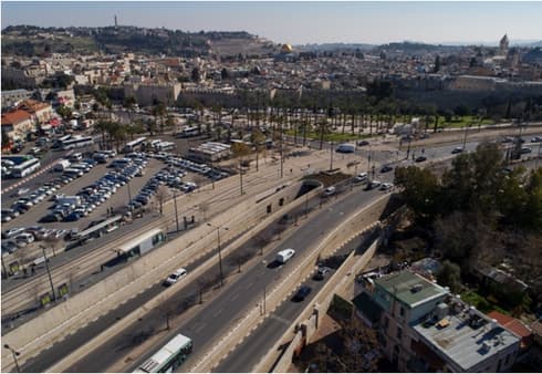 מנהרת צה"ל- שער שכם. הדמיה: א.ג. מהנדסים 