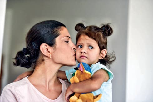 אנה וכריסטינה. צילום: חיים הורנשטיין