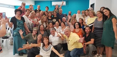 מתנדבי קורס טראומה באופקים. צילום: דוברות עיריית אופקים