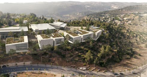 כאן ייבנו המכללות. הדמיה: אגף ההנדסה והבינוי במשרד הביטחון