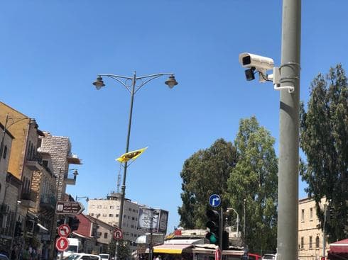 מצלמות אכיפה באגריפס. צילום: לירן תמרי