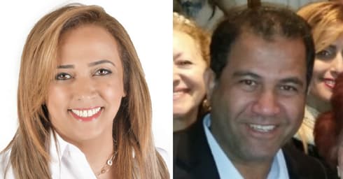 אילן כהן ורחלי בן ארי סקעת | צילום: פרטי