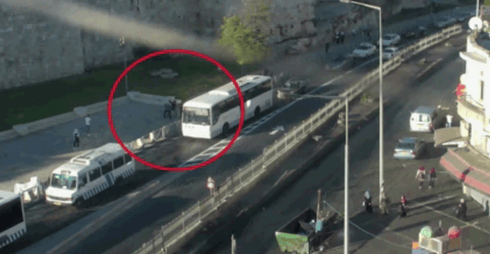 הפיגוע לפני כשנתיים. צילום: דוברות המשטרה