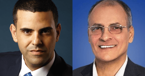 יגאל הררי (מימין) ומשה חנוכה (משמאל). משלימים את התמונה | צילום: באדיבות מטות המתמודדים