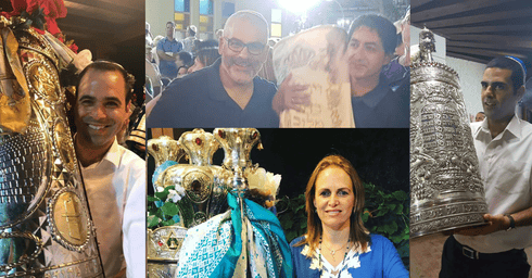 עם סיבוב השעון: נווה גור ומאיר חלוואני, משה חנוכה, יפעת קריב ונדב דואני | צילומים: מתוך הפייסבוק