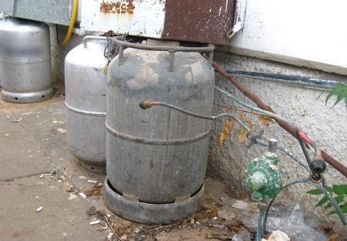 בלוני גז (צילום: לירן טטרו)