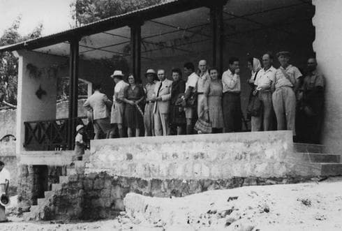 מכוורת חוות חפציבה בעבר | צילום: אוסף דוד ארדי