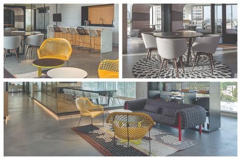 מתחם עבודה: REGUS, רמת החייל 2, תל אביב. עיצוב: אורלי דקטר ושרון פין. צילום: שרון צרפתי מתחם עבודה: REGUS, רמת החייל 2, תל אביב. עיצוב: אורלי דקטר ושרון פין. צילום: שרון צרפתי
