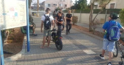 מבצע אכיפה בתיכון 'קציר' | צילום: דוברות עיריית רחובות