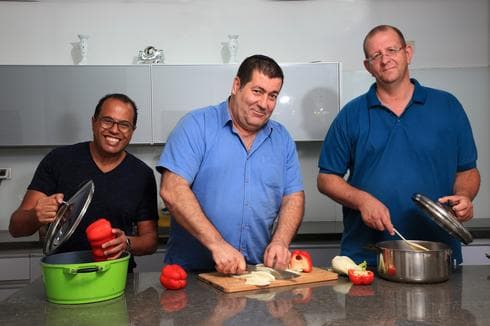 גיל בדובר, חיים חכים ואייל אחיאל. צילום: ריאן