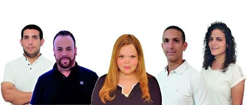  הילה רובין שלם (במרכז) וחבריה לרשימה צילום: פרטי