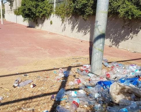 'עמדת המחזור' ברחוב | צילום: איתמר רותם