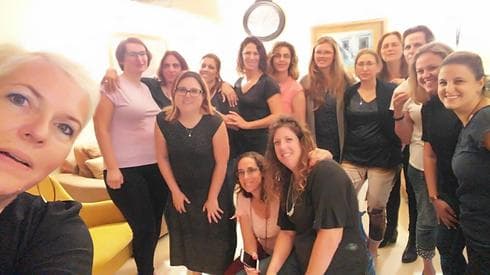 הקפטניות של מאמאנט במפגש פתיחת העונה. צילום: פרטי