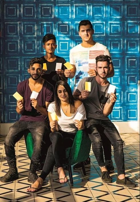 למעלה משמאל: לירן קצפ, אייל שראו. למטה משמאל: אלירן דנן, הדר פרג׳ון ודולב גדסי למעלה משמאל: לירן קצפ, אייל שראו. למטה משמאל: אלירן דנן, הדר פרג׳ון ודולב גדסי