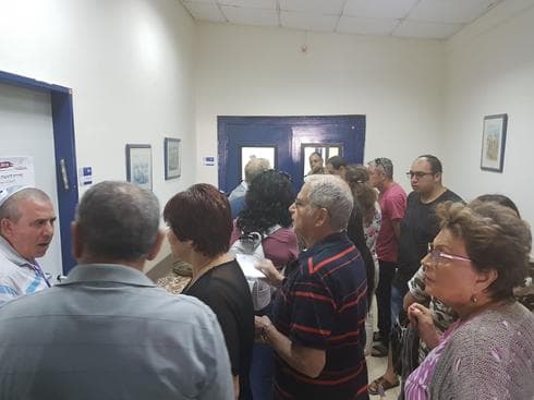 תורים במועדון מרגליות. צילום: יעקב לוי