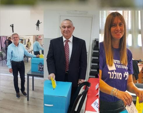 טלי מולנר, אלי דלל ואפרים בולמש - מצביעים הבוקר | צילום: יח"צ
