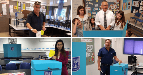 מורג, פביאן, כץ ופדלון - כל המועמדים הצביעו | צילומים: פרטי