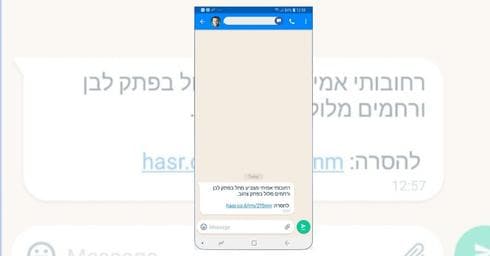 מסרונים פיקטיביים בשמו של דיל | צילום מסך