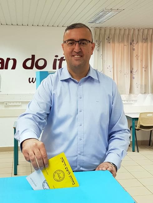 שמעון פרץ, נתיבות. צילום: מטה שמעון פרץ
