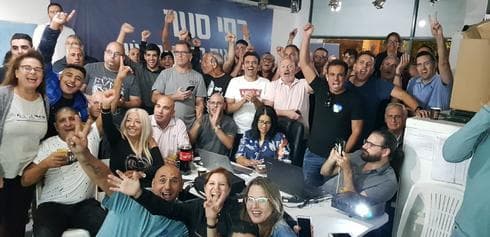 המטה של רפי סער לאור התוצאות | צילום: באדיבות המטה