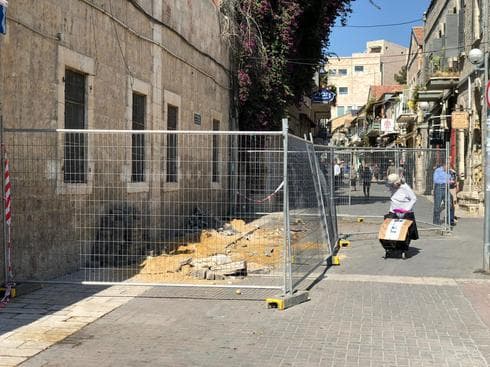 השיפוצים בנחלת שבעה. צילום: לירן תמרי
