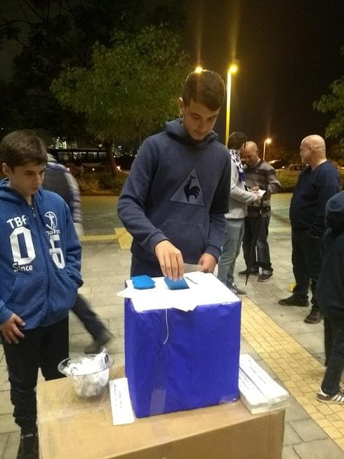 הקלפי הכחולה. צילום: באדיבות העמותה הקלפי הכחולה. צילום: באדיבות העמותה