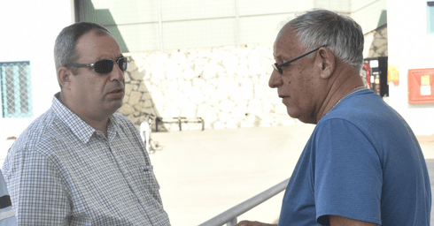 הנשיא יעקב והיו"ר אסולין (צילום: שרון צור)
