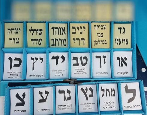 פתקי ההצבעה בבחירות 2018 בחדרה | צילום: איתמר רותם