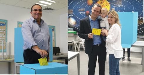 קינסטליך וצור. הפתק שלהם כבר בקלפי | צילום: אבי מועלם, קמפיין יח"צ