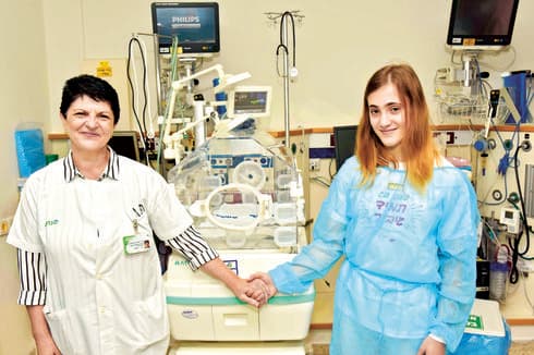 עפרי זילברמן־טישלר וד"ר קלרי פלסר־פיש | צילום: שרון צור