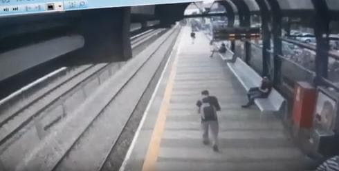 צילום: מצלמות אבטחה רכבת ישראל
