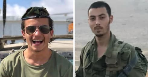 מימין: יובל מור יוסף ז"ל ויוסף כהן ז"ל שנפלו בפיגוע. צילום: באדיבות דובר צה"ל