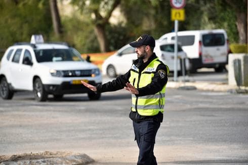 חסימת כבישים. צילום: דוברות המשטרה