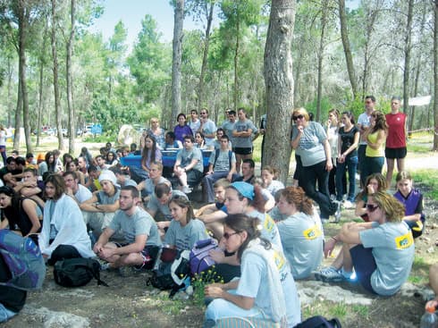 פעילות הנצחה לזכרו של אלכס משביצקי. צילום פרטי (גיליון 04.01.19)