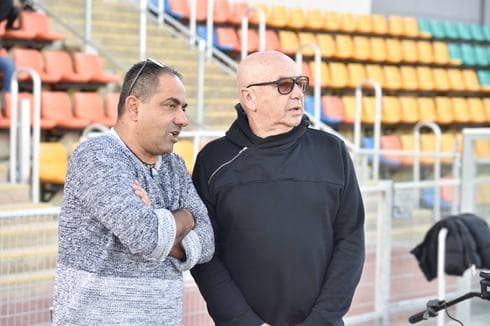 היו"ר רוני ליקוורניק והמנכ"ל גיל ברעם. עוד משחק בית בעפולה?