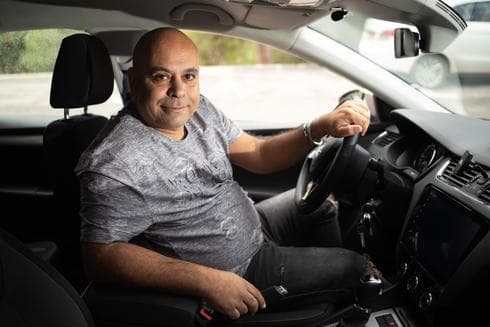 יוסי משה, סיפורים מהמונית. צילום: יואב דודקביץ'