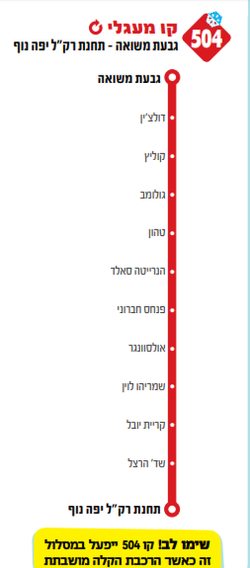 קו 504. צילום: מתוך החוברת קו 504. צילום: מתוך החוברת