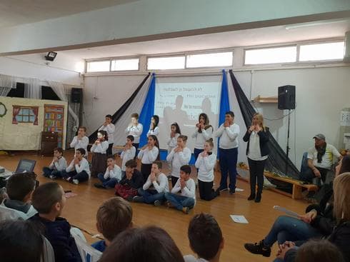 תלמידי אמירים תל"י באר שבע. צילום: יעקב לוי