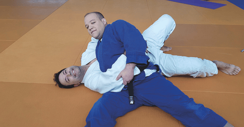 הג'ודוקא לבב ברקן ואריק זאבי. "לכולנו מגיעה הזדמנות שווה" | צילום: יח"צ