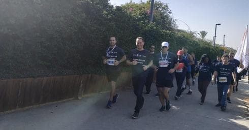 ראש העיר בראש. מירוץ ראשון 2019 | צילום: דוברות עיריית ראשל"צ